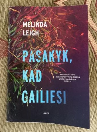knyga pasakyk, kad gailiesi